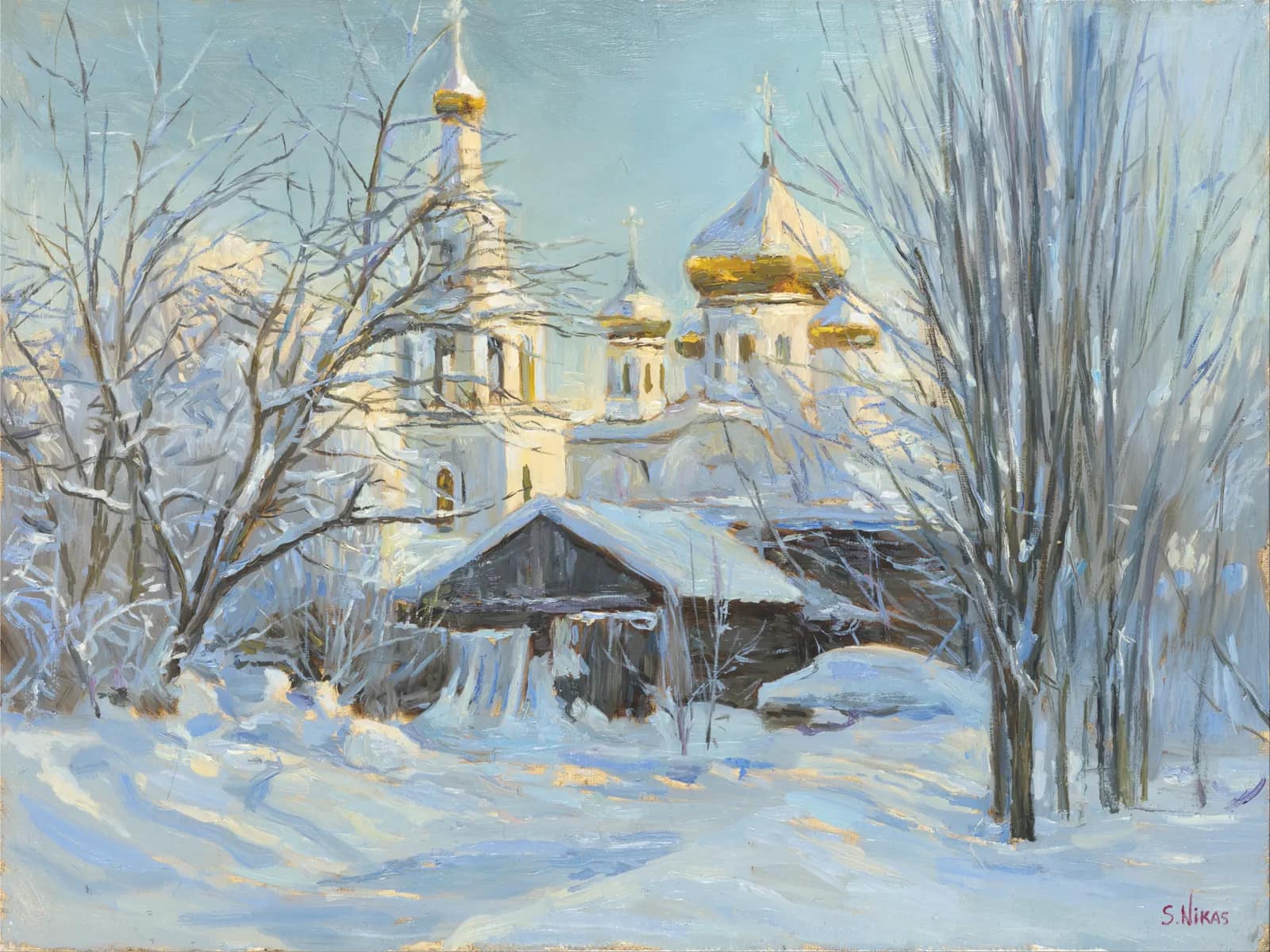 Зимний тёплый день