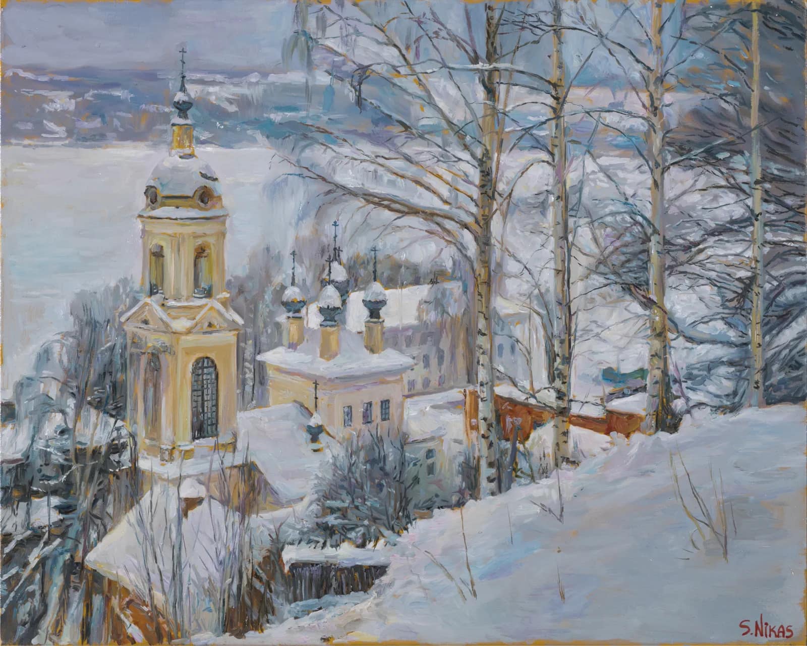 Небрейгелевская зима на православное крещение