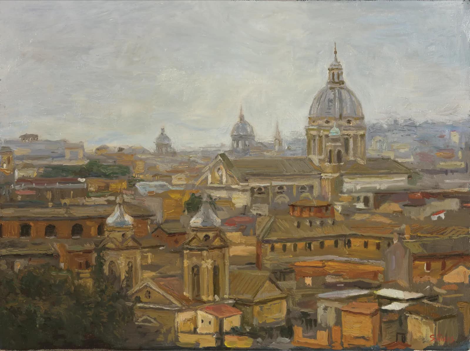 Этюд Утренняя Флоренция