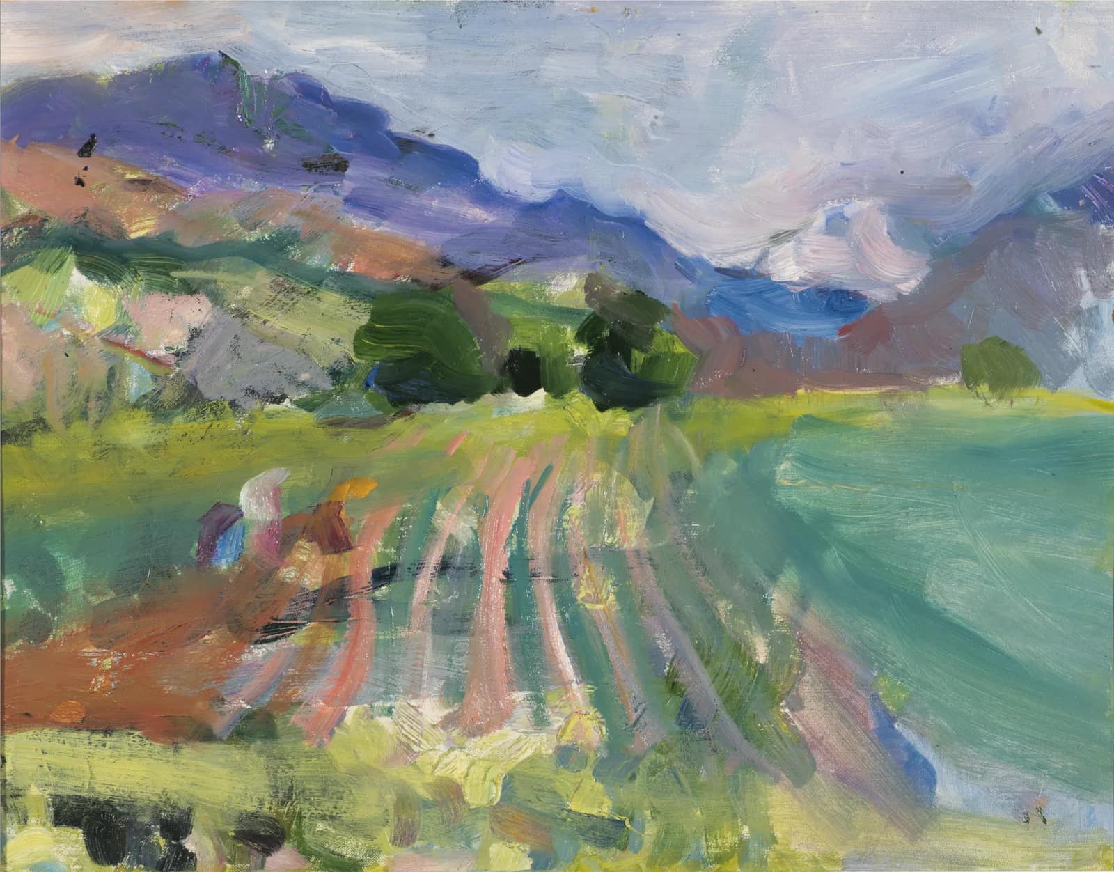 Этюд Лето на Кавказе