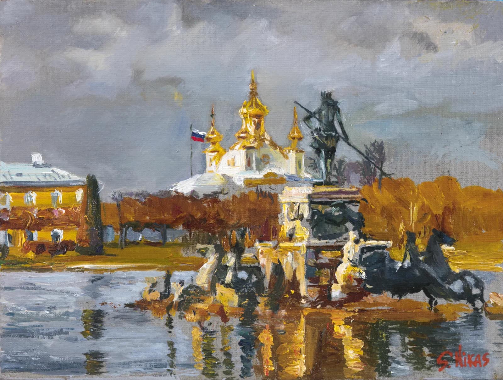 Этюд После августовского дождя