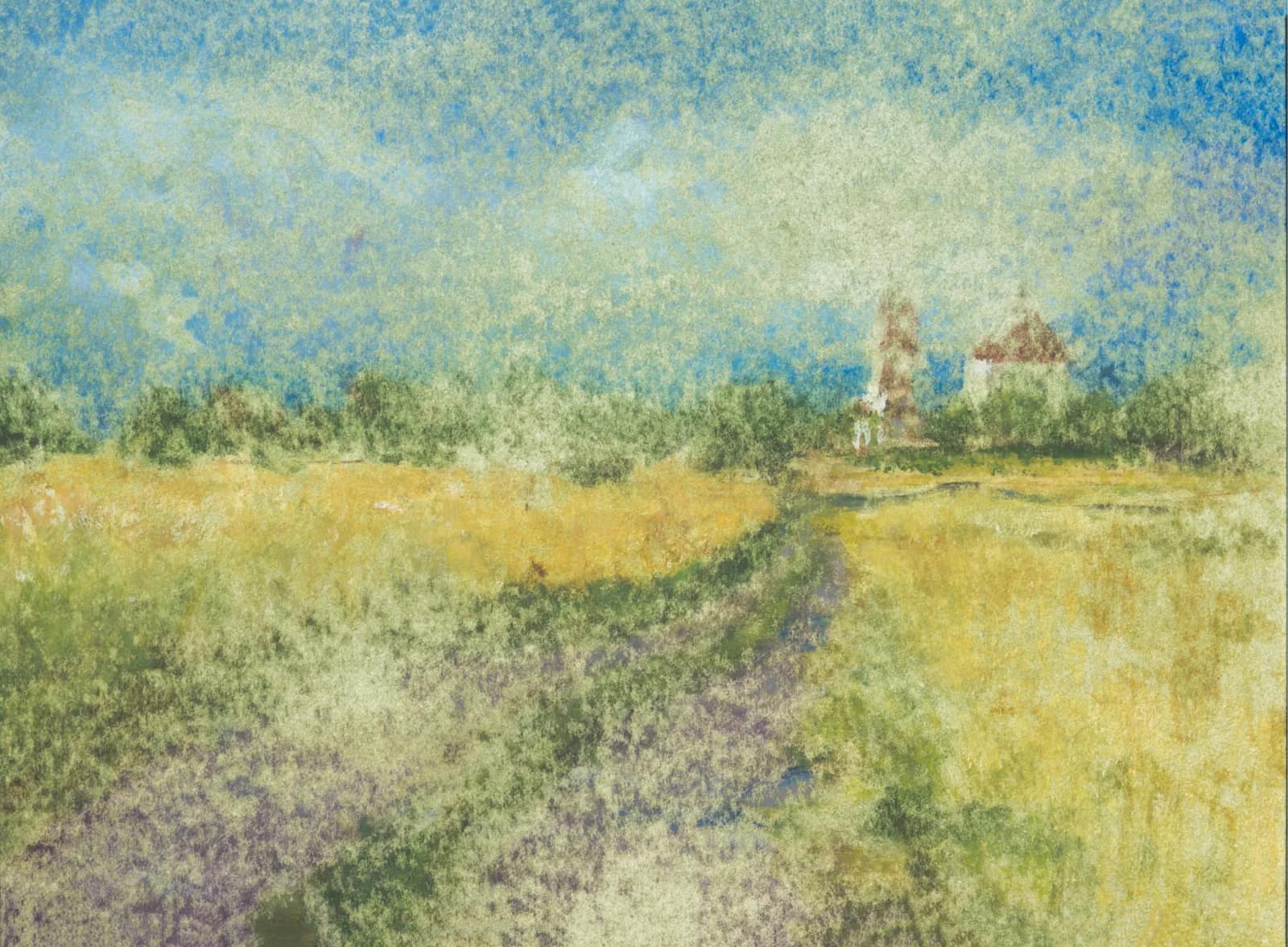 Этюд Жаркий июль