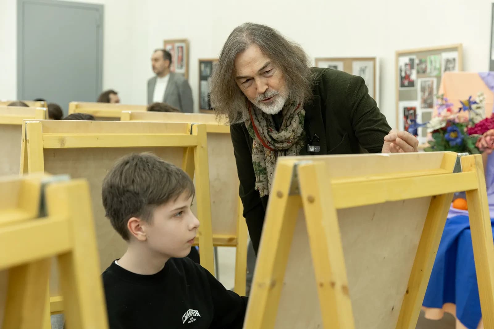 Мастер-класс Никаса Сафронова в рамках проекта «Урок со звездой»