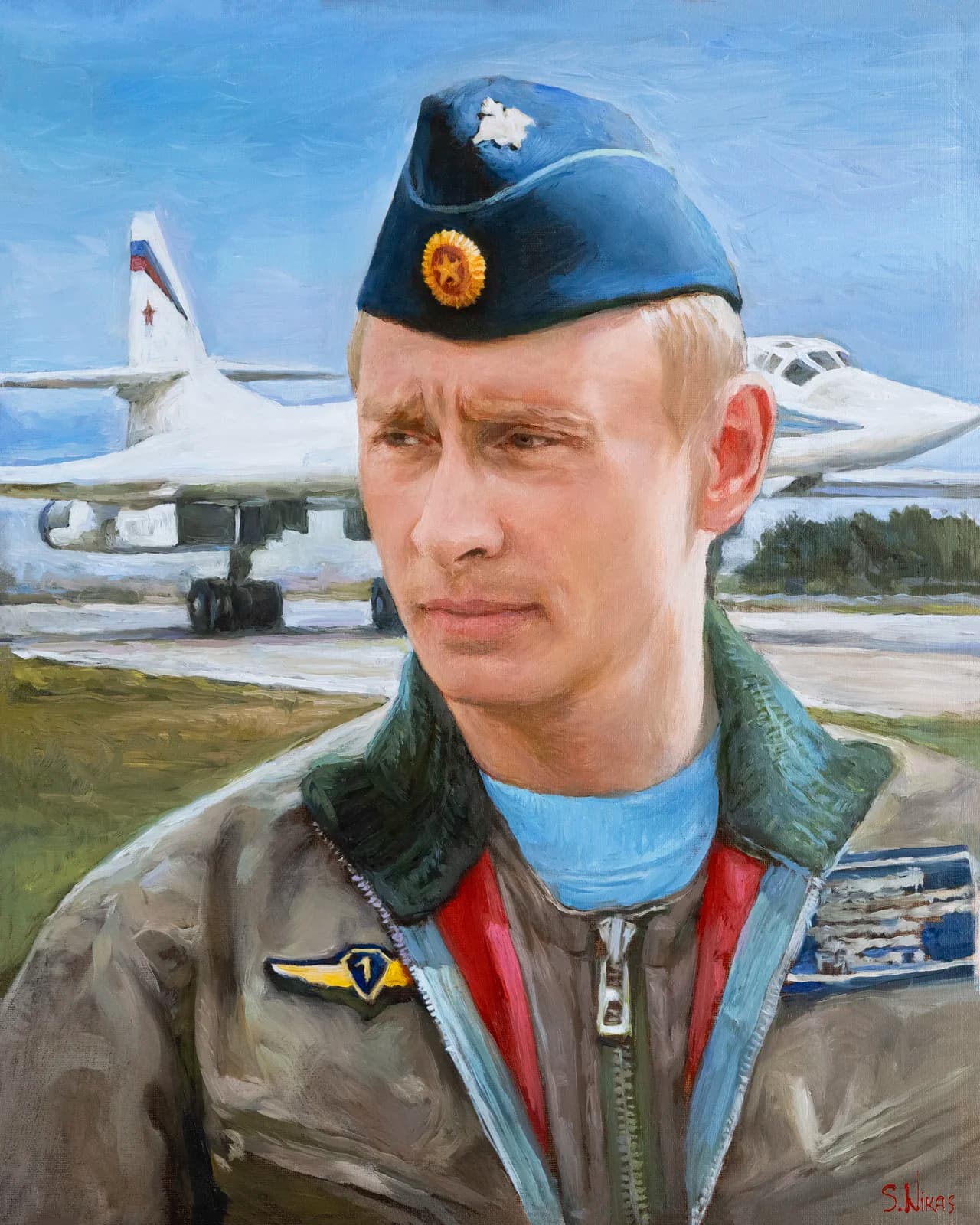Владимир Владимирович Путин в форме ВВС
